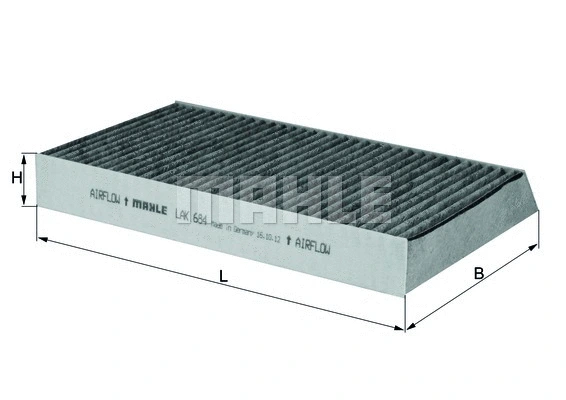 Filter, cabin air (LAK 684)