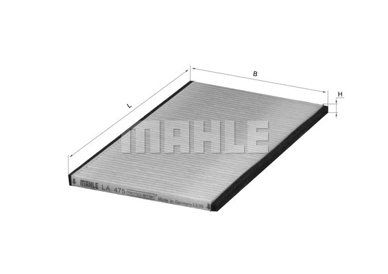 Filter, cabin air (LA 475)