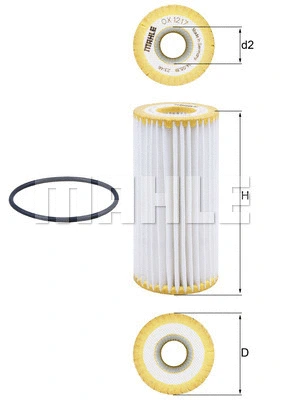 Oil Filter (OX 1217D)