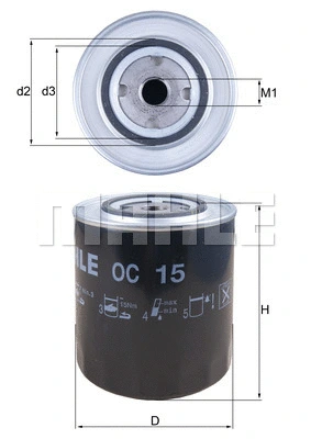 Oil Filter (OC 15)