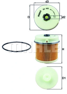 Fuel Filter (KX 445D)