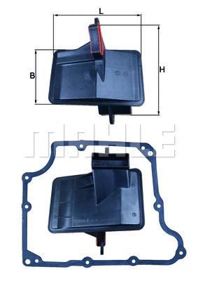 Hydraulic Filter, automatic transmission (HX 166D)
