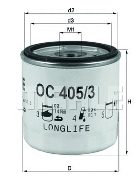 Oil Filter (OC 405/3)