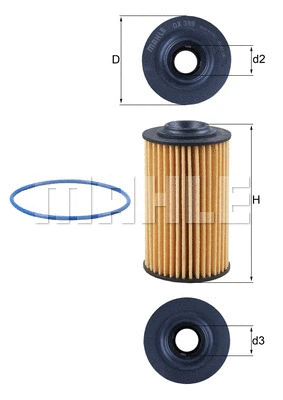Oil Filter (OX 399D)