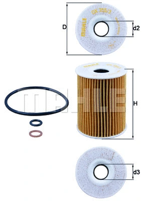 Oil Filter (OX 355/3D)
