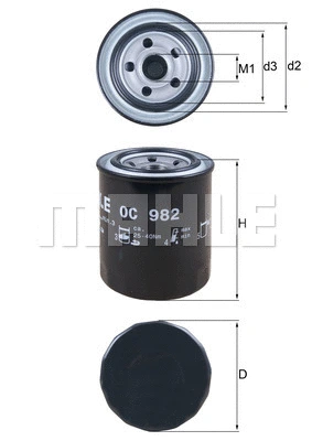 Oil Filter (OC 982)