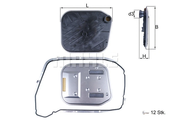 Hydraulic Filter, automatic transmission (HX 189KIT)