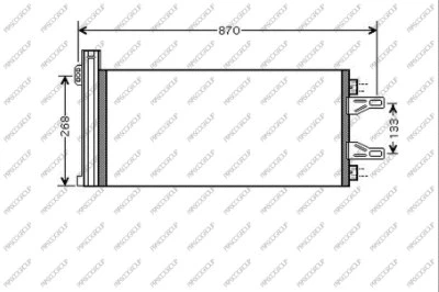 Condenser, air conditioning (CI954C002)