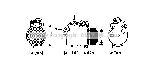 Compressor, air conditioning (BWAK387)