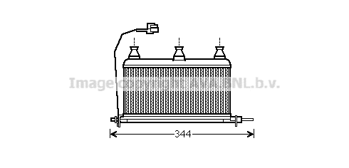 Heat Exchanger, interior heating (BW6352)