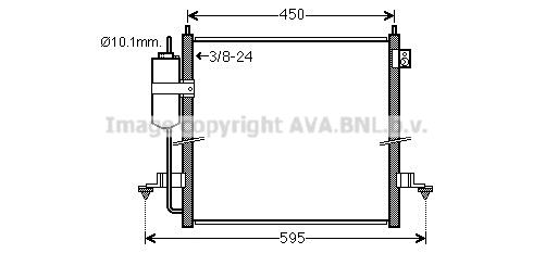 Condenser, air conditioning (MT5239D)