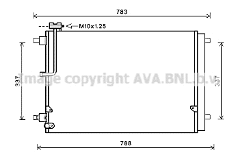 Condenser, air conditioning (AI5389D)