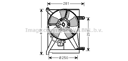 Fan, engine cooling (DW7510)