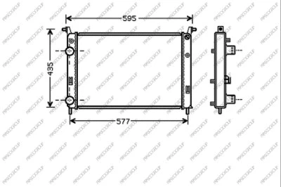 Radiator, engine cooling (FT113R010)