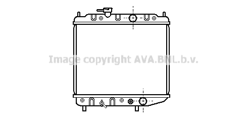 Radiator, engine cooling (MT2042)