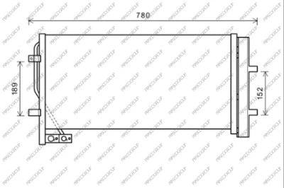 Condenser, air conditioning (AD810C001)