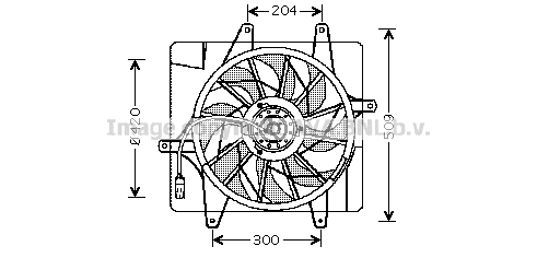 Fan, engine cooling (CR7505)