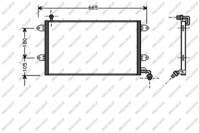 Condenser, air conditioning (VG032C001)