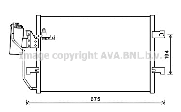 Condenser, air conditioning (MSA5289D)