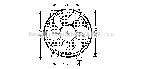 Fan, engine cooling (RT7523)