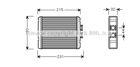Heat Exchanger, interior heating (AI6198)