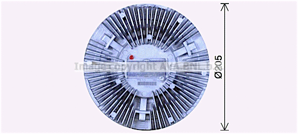 Clutch, radiator fan (MNC114)