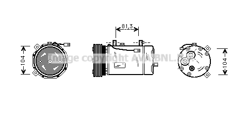 Compressor, air conditioning (FDAK267)