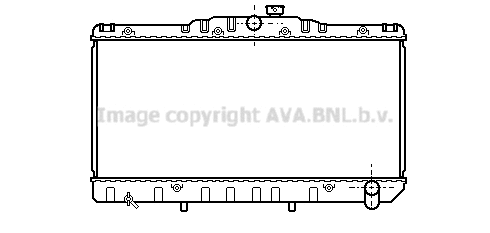 Radiator, engine cooling (TO2034)