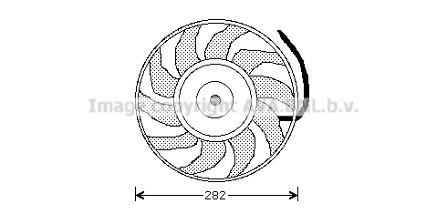 Fan, engine cooling (AI7502)