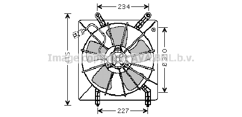 Fan, engine cooling (HD7510)