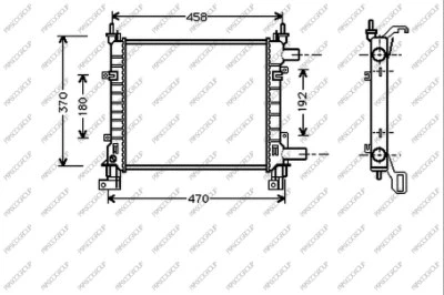 Radiator, engine cooling (FD006R002)