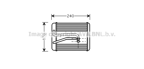 Heat Exchanger, interior heating (HY6119)