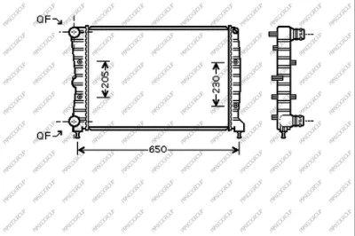 Radiator, engine cooling (AA340R005)