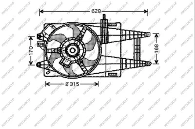 Fan, engine cooling (FT133F005)