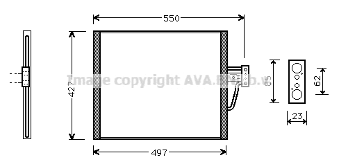 Condenser, air conditioning (BW5213)