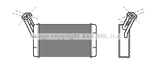 Heat Exchanger, interior heating (CN6024)