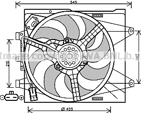 Fan, engine cooling (FT7564)