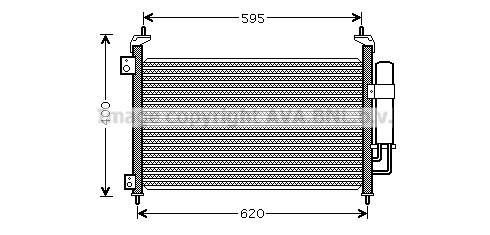 Condenser, air conditioning (HD5213D)