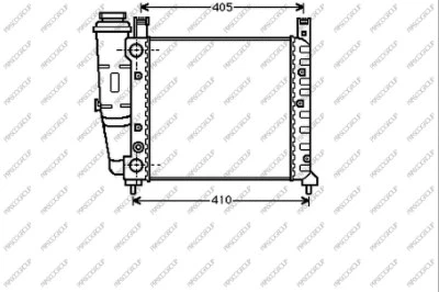 Radiator, engine cooling (FT127R009)