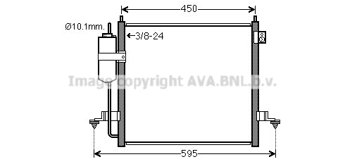 Condenser, air conditioning (MT5218D)