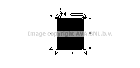Heat Exchanger, interior heating (VN6256)