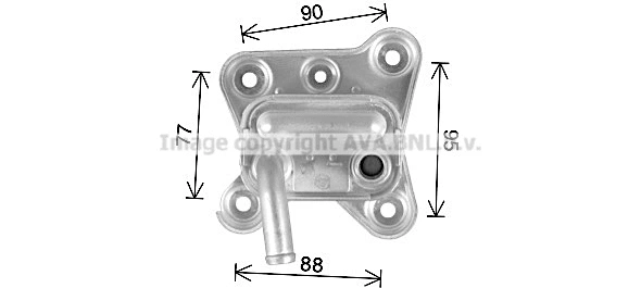 Oil Cooler, engine oil (FD3680)