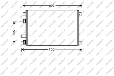 Condenser, air conditioning (RN032C001)