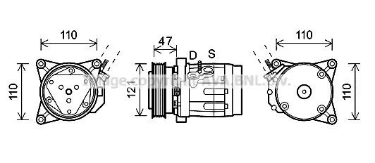 Compressor, air conditioning (CTK036)