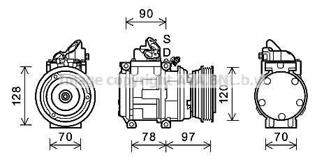 Compressor, air conditioning (TOK632)