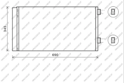 Condenser, air conditioning (MN308C003)