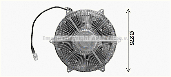 Clutch, radiator fan (MNC130)