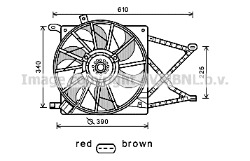 Fan, engine cooling (OL7544)