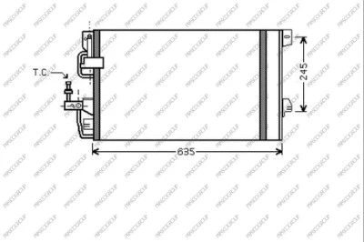 Condenser, air conditioning (OP017C004)