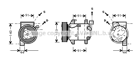 Compressor, air conditioning (DNK005)